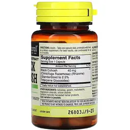 Клопогон Mason Natural Black Cohosh Standardized Extract 60 капсул - мініатюра 2