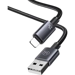 Кабель Usams US-SJ667 USB-A to Lightning 2.4A 1.2m Tarnish [SJ663USB01] [138993] - мініатюра 3