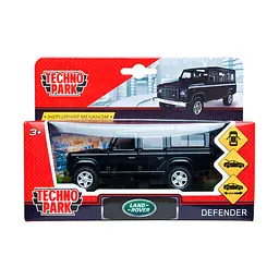 Автомодель Технопарк Land Rover Defender, 1:32, чорний (DEFENDER-BK) - мініатюра 5