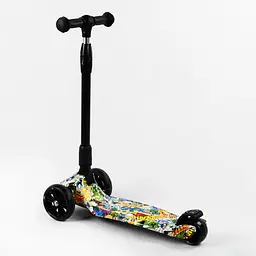 Самокат Best Scooter 62х16х29 см Різнобарвний 000231618 - мініатюра 4