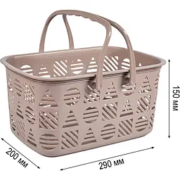 Кошик Stars Plast какао 9 л (94263/как) - мініатюра 3
