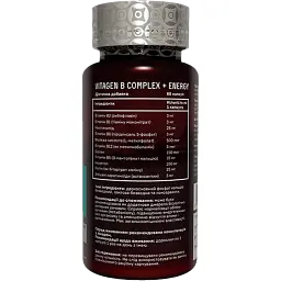 Комплекс вітамінів Vitagen B-Комплекс + Енергія 60 капсул - мініатюра 2