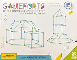 Дитячий ігровий 3D конструктор Намет Халабуда Game Forts (85 деталей) - мініатюра 5