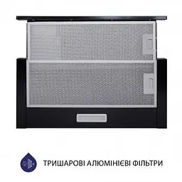 Телескопічна витяжка Minola HTL 6614 BL 1000 LED - мініатюра 2