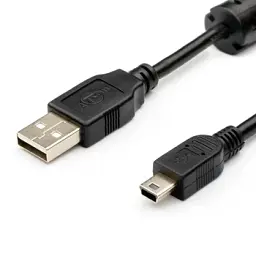 Кабель 1.8m USB 2.0 (AM/Mini USB (5 pin) Atcom (3794) с феритом