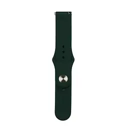 Ремінець Silicone 20mm Samsung Watch Active/Galaxy S4 42/44mm/Gear S2 Classic/Xiaomi Amazfit Green F - мініатюра 2