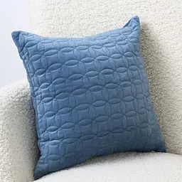 Наволочка декоративна ТЕП Velour Мозаїка 45х45 см темно-синій (2-05175_36300) - мініатюра 4