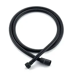 Шланг для душу Koer KB-0801-150-05 150 см в обплетенні з нержавіючої сталі чорний KR4804, Чорний матовий