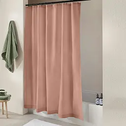 Шторка для душу та ванної Cosas з кільцями 180х180 blush, рожевий (ShowerCurtains_21Blush_DUK_180x180_Hook) - мініатюра 3