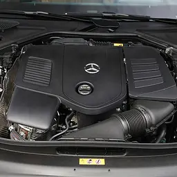 Емблема кришки двигуна Mercedes-Benz хром 70 мм пластик (на скотчі) - мініатюра 7