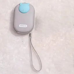 Портативний ЗП Power Bank GXZ-N705 2in1 з обігрівачем для рук 10000 mAh Gray / Cat - мініатюра 2