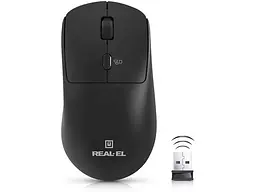 Миша REAL-EL RM-317W Black (EL123200052) - мініатюра 4