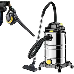 Пилосос DMS NTBS-30 Yellow промисловий 2000 W 30 л + повітродувка - мініатюра 2