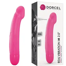 Вібратор для точки G Dorcel Real Vibration Magenta 2.0 22 см рожевий - мініатюра 2