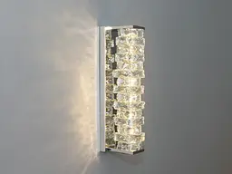 Світильник настінний LED Diasha F3820-120x460, 14W, хром, сучасний стиль, висота 46 см, світловий потік 770 лм, 220V - мініатюра 3