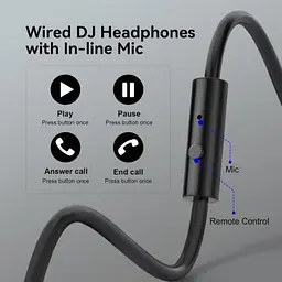 Навушники OneOdio Pro 10 3.5 мм/6.35 мм Black (Pro 10 Black) - мініатюра 6