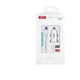 Зарядний пристрій XO 2xUSB 2.1A + cable USB to Micro 5P white (TZ08-M-WH) - мініатюра 5