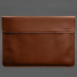 Шкіряний чохол-конверт BlankNote на магнітах для MacBook Air 15 (2023) Світло-коричневий - мініатюра 4