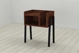 Тумба модульна Ferrum-decor Амелі 540x450x320 метал Чорний ДСП Венге 16 мм (FRD-105500) - мініатюра 3