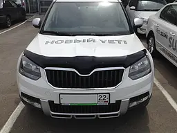 Дефлектор капоту мухобійка Skoda Yeti 2013-