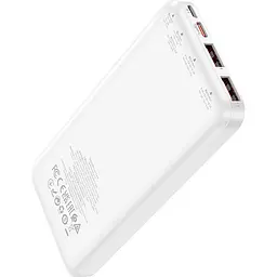 Зовнішній акумулятор Hoco J101 Astute 10000mAh 22.5W White [101318] - мініатюра 3