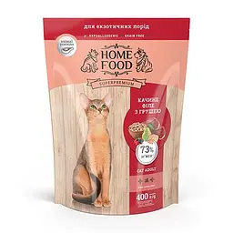 Сухий корм для дорослих котів Качине філе з грушею CAT ADULT Гіпоалергенний беззерновий 400 г