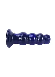 Анальна пробка Radiant Glass Buttplug 11.5 см (синій) - мініатюра 7