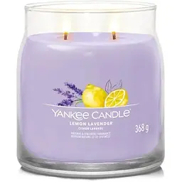 Свічка Yankee Candle Medium Lemon Lavender Лимон та лаванда 368 г (1630004E) - мініатюра 2