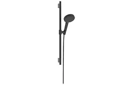Душовий гарнітур Hansgrohe Raindance Alive Select S EcoSmart зі стійкою Unica S Puro 65 brushed black chrome 24602340