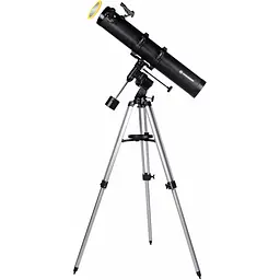 Телескоп Bresser Galaxia II 114/900 EQ3 Solar Carbon з сонячним фільтром і адаптером для смартфона (4614909)
