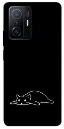 TPU чохол Demsky Lazy cat для Xiaomi 11T / 11T Pro
