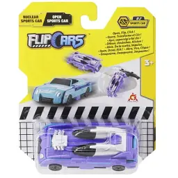 Машинка-трансформер Flip Cars 2 в 1 Спорткари Атомний спорткар і Спорткар кабріолет EU463875B-02