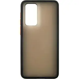 Чохол до мобільного телефона Dengos Matt Huawei P40, black (DG-TPU-MATT-46)