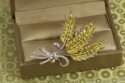 Брошка Xuping Jewelry Симфонія жнив 5,3 см срібляста