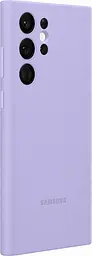 Оригінальгій силіконовий чохол Silicone Cover для Samsung Galaxy S22 Ultra (S908) Lavender EF-PS908TVEGRU