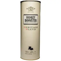 Віскі Hankey Bannister Heritage Blend Blended Scotch Whisky 46% 0.7 л у тубусі - мініатюра 2