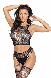 Бодістокінг Bodystocking 2083, black One Size - мініатюра 2