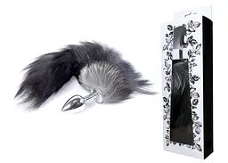 Анальна пробка Boss Fox TAIL Black XXL 9 см (чорний) - мініатюра 10