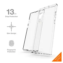 Протиударний прозорий чохол GEAR4 Crystal Palace антимікробним покриттям для Samsung Galaxy Note 10 Plus (6.8") - мініатюра 3