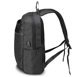 Рюкзак міський Semi Line USB 21 Black (P8252-0), Чорний - мініатюра 3