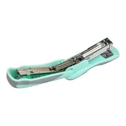 Степлер Buromax пластиковий PASTEL, 20 аркушів, (скоби №24, 26), 111 х 62 х 32 мм, м'ятний (BM.4215-38) - мініатюра 4