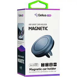 Автомобільний магнітний тримач для смартфона Gelius Ultra GU-CH009 Black - мініатюра 6