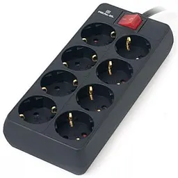 Мережевий фільтр живлення REAL-EL REAL-EL RS-8 PROTECT, 3m, black (EL122300022) - мініатюра 3