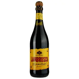 Вино Sizarini Lambrusco ігристе, 8%, 0,75 л (478693)