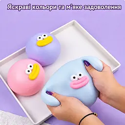 М'яка Іграшка антистрес Сквіш Пухляш 10 см Рожевий (6930566891221) - мініатюра 3