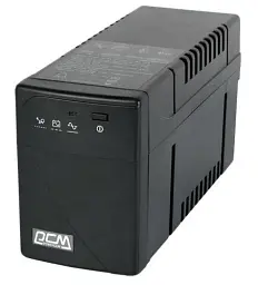 Джерело безперебійного живлення PowerCom BNT-800AP Schuko Black, 800 ВА, 480 Вт, лінійно-інтерактивний, AVR, 1 розетка (Schuko)