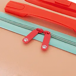 Валіза дитяча Semi Line 20 дюймів (S) дюймів (S) Pink/Blue, ABS пластик, 4 колеса 360°, ручна поклажа, 34 л, для дітей, персиковий/блакитний - мініатюра 9