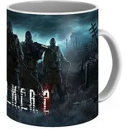 Кухоль GeekLand Сталкер S.t.a.l.k.e.r. АРТ ST.02.18 330 мл білий - мініатюра 2