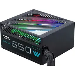 Блок живлення Azza 650W ARGB [PSAZ-650W-RGB] [141293] - мініатюра 2