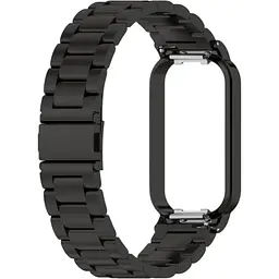 Ремінець-бампер DK CDK Metal Fitlink Steel Watch Band Xiaomi Mi Band 8 Active (017613) (black)